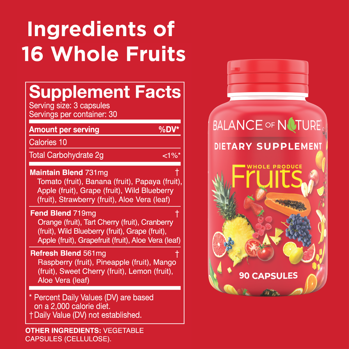 Balance of Nature Fruits Supplement