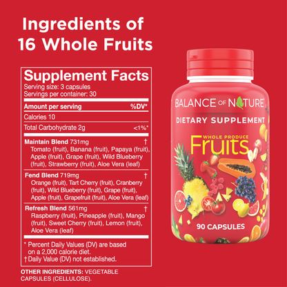 Balance of Nature Fruits Supplement